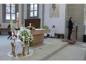 Feier der 1. Heiligen Kommunion in Sankt Crescentius (Foto: Karl-Franz Thiede)